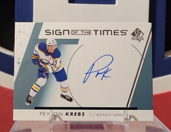 Peyton Krebs 2022-23 - Autograph Sign Of The Times Sp Authentic